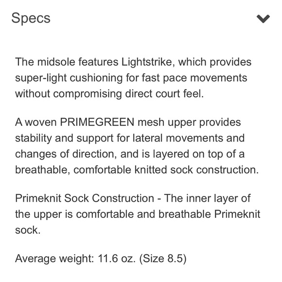 Adidas tennis/court shoe - Picture 11 of 11